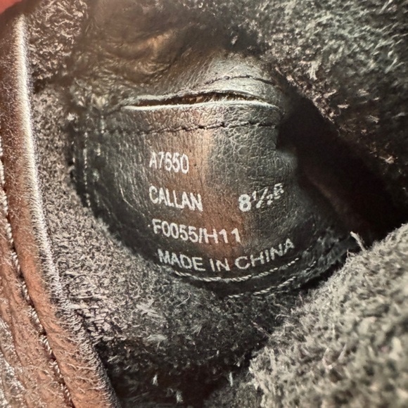 Vintage Coach Black Callan Boot Pebble Leather Size 8.5 — NEW SOLE/HEEL — EUC - Picture 8 of 8